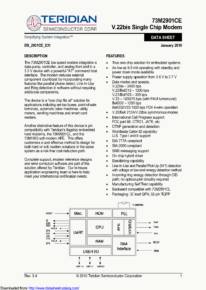 73M2901CE-IMF_8436111.PDF Datasheet