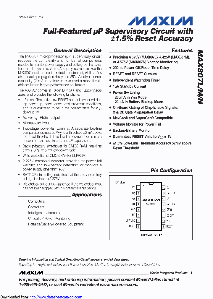 MAX807NCWET_8437909.PDF Datasheet