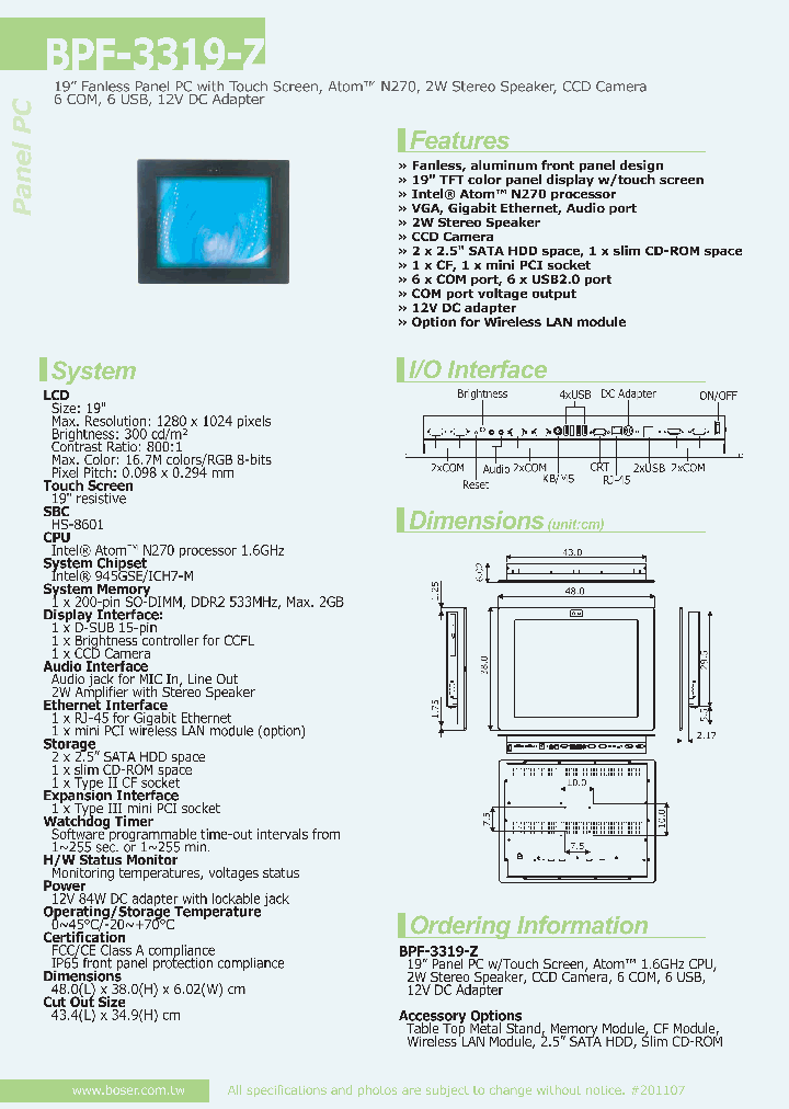 BPF-3319-Z_8440801.PDF Datasheet