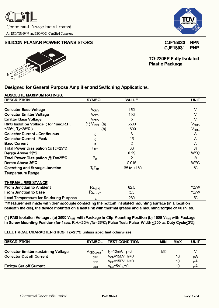 CJF15031_8440512.PDF Datasheet