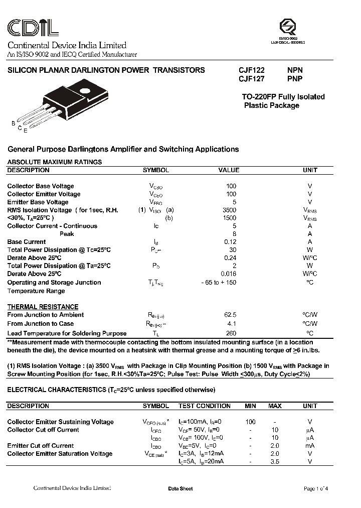 CJF122_8440507.PDF Datasheet
