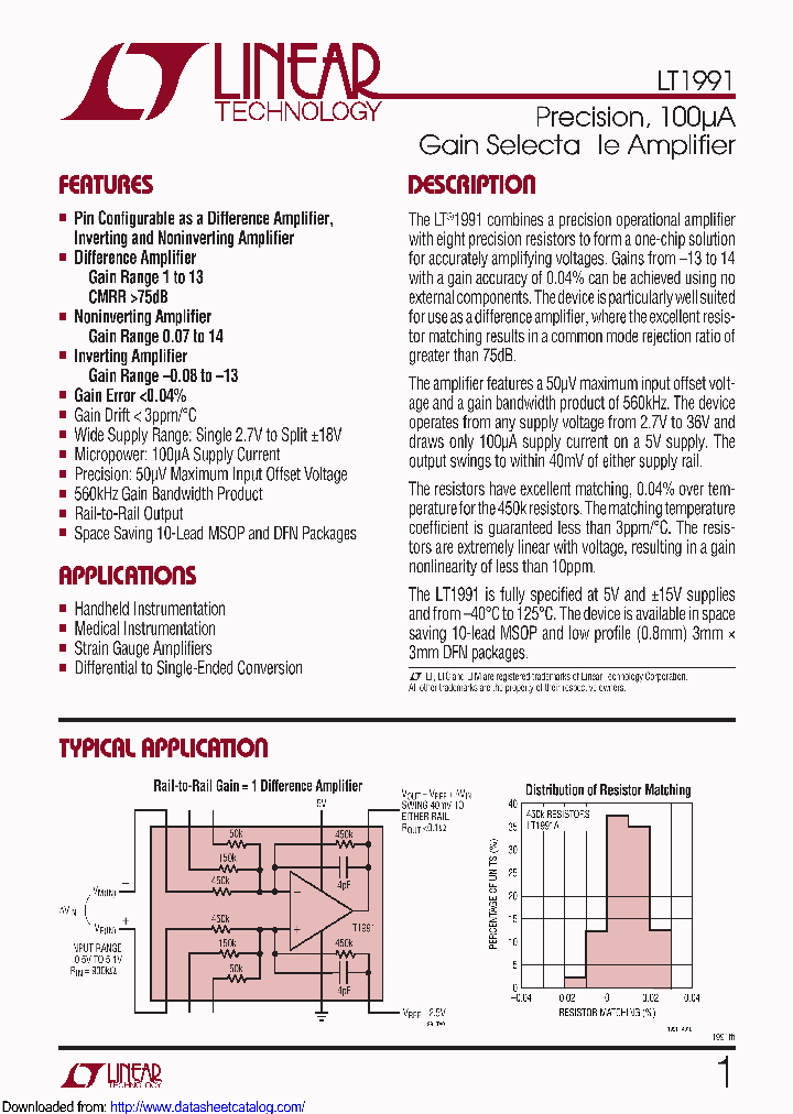 LT1991HMSTR_8446704.PDF Datasheet