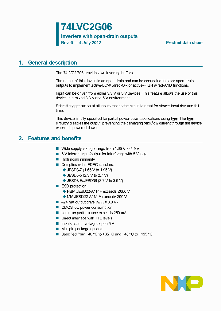 74LVC2G06GS_8446994.PDF Datasheet