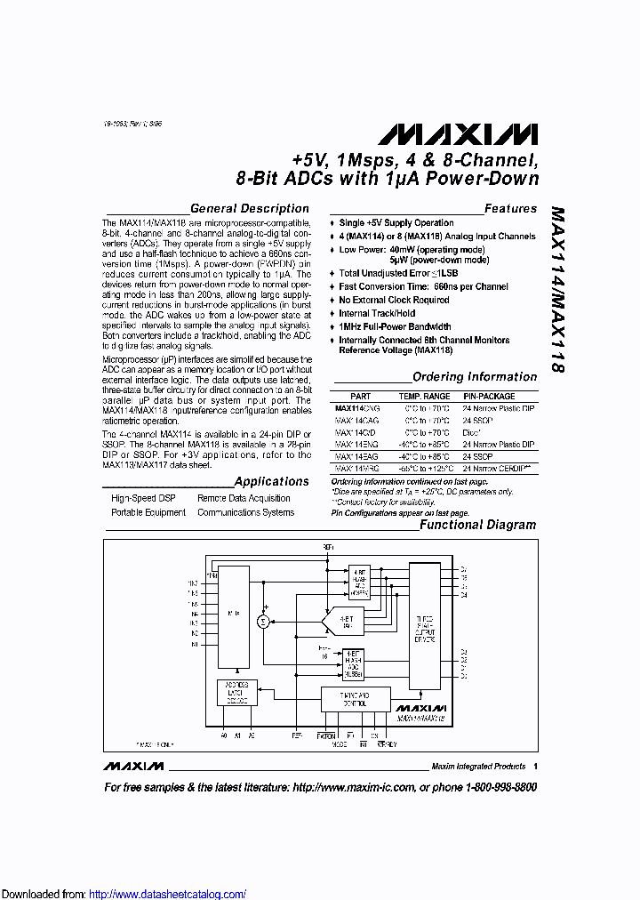 MAX118EAI_8452176.PDF Datasheet