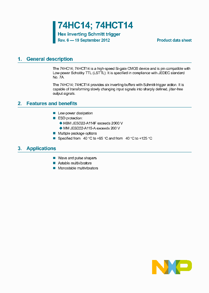 74HC14D-T_8453014.PDF Datasheet