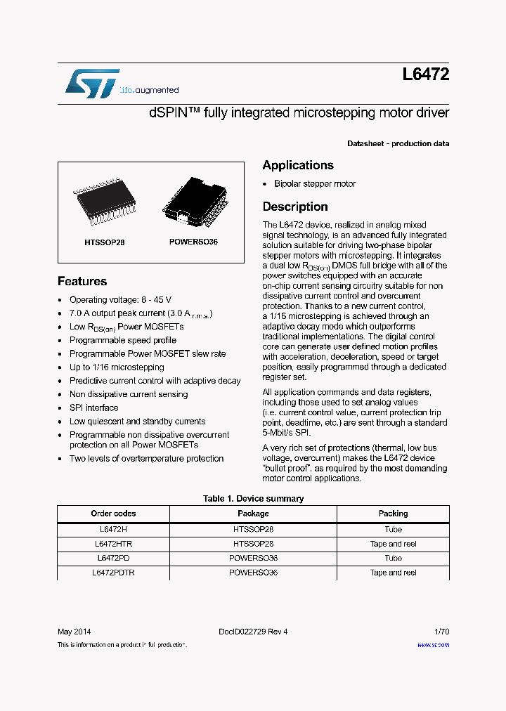 L6472PD_8454967.PDF Datasheet