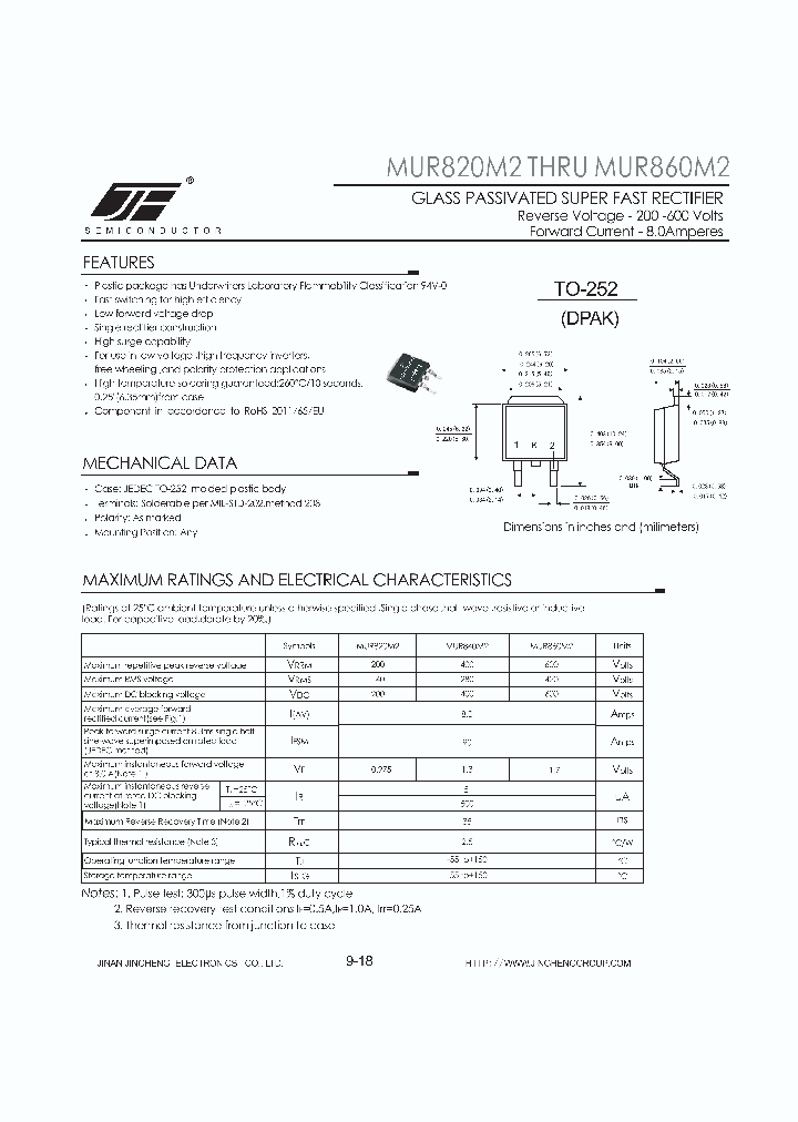MUR844M2_8457088.PDF Datasheet
