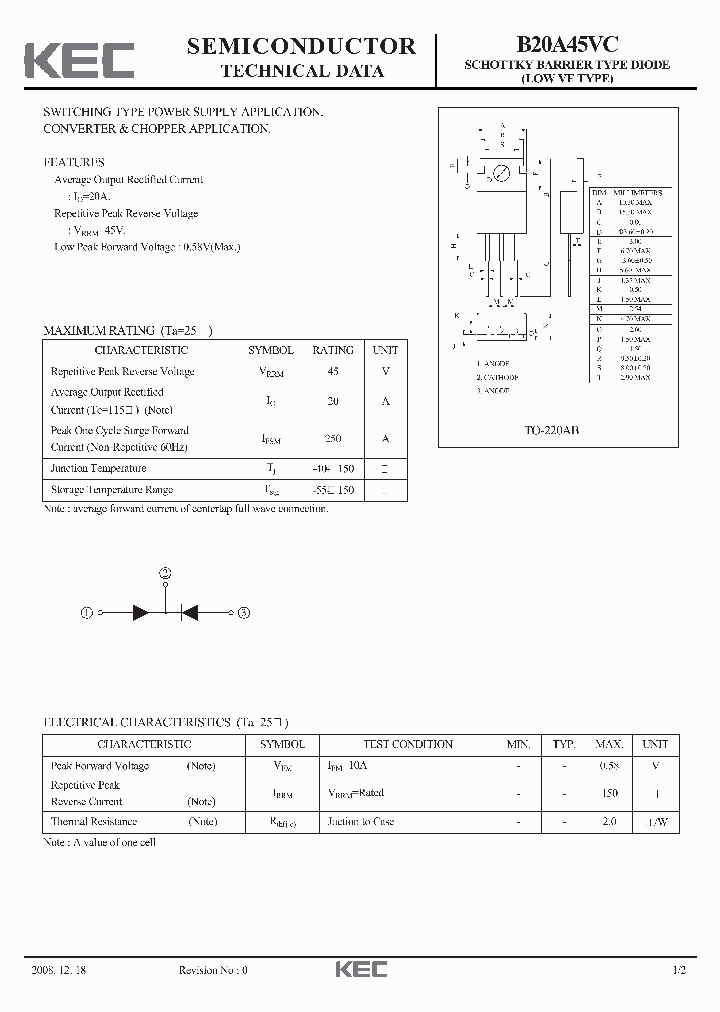 B20A45VC_8457396.PDF Datasheet