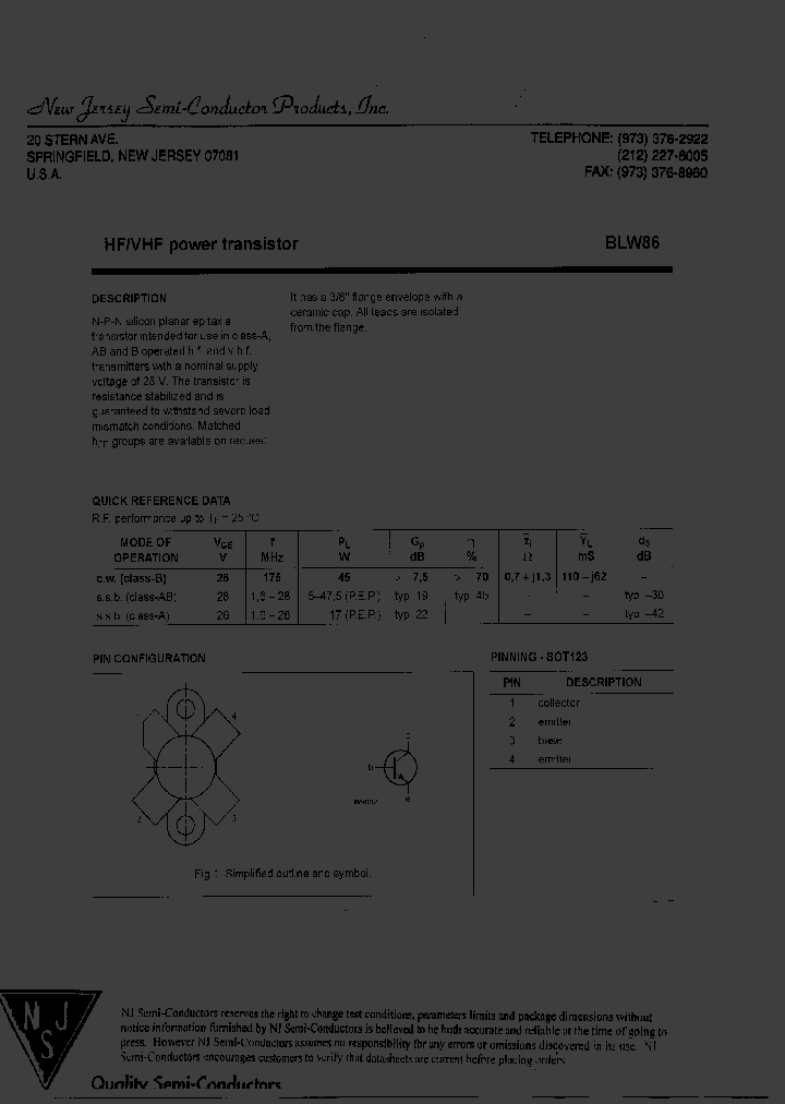 BLW86_8460391.PDF Datasheet