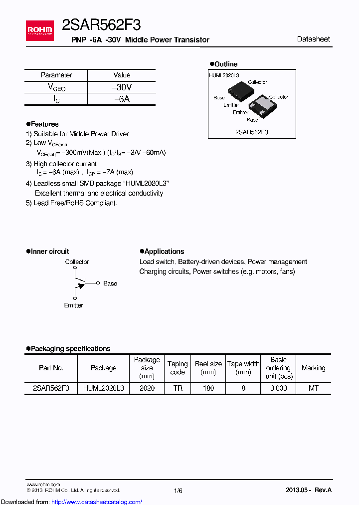 2SAR562F3_8459026.PDF Datasheet