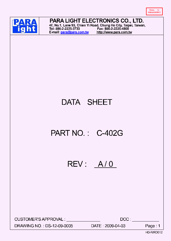 C-402G_8464877.PDF Datasheet