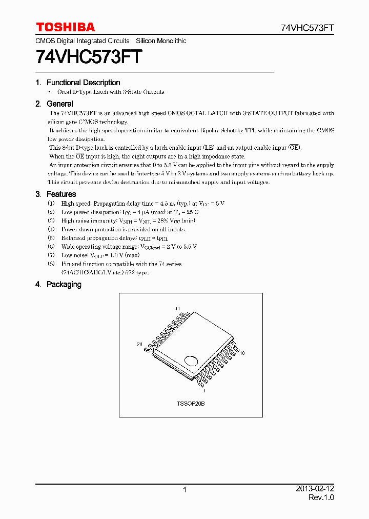 74VHC573FT_8464298.PDF Datasheet