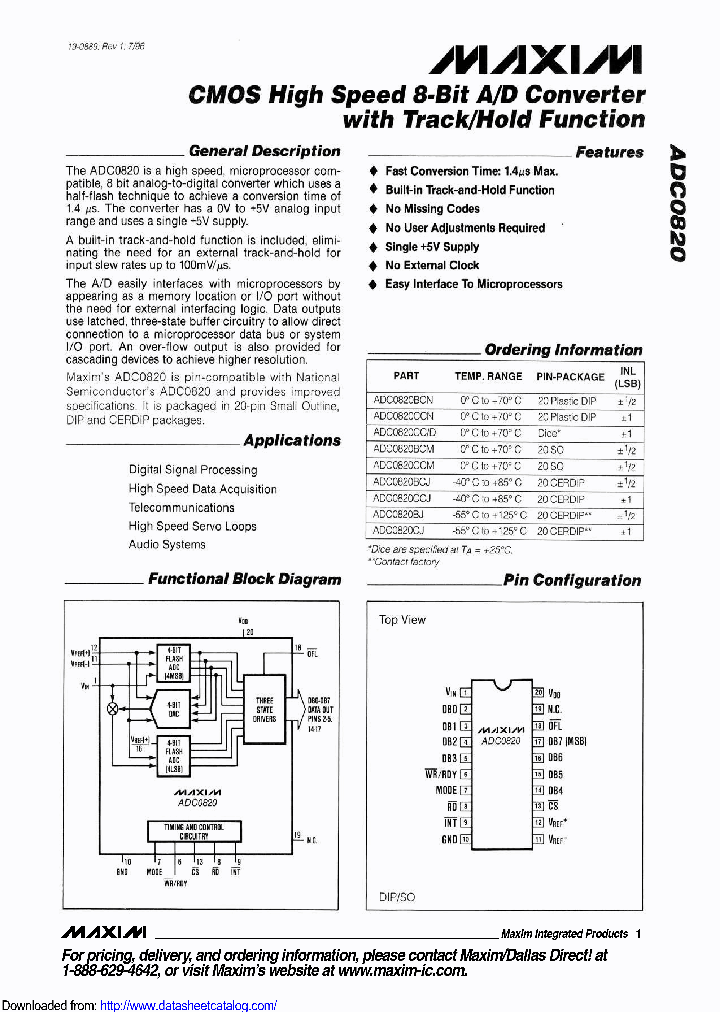 ADC0820CCN_8466232.PDF Datasheet