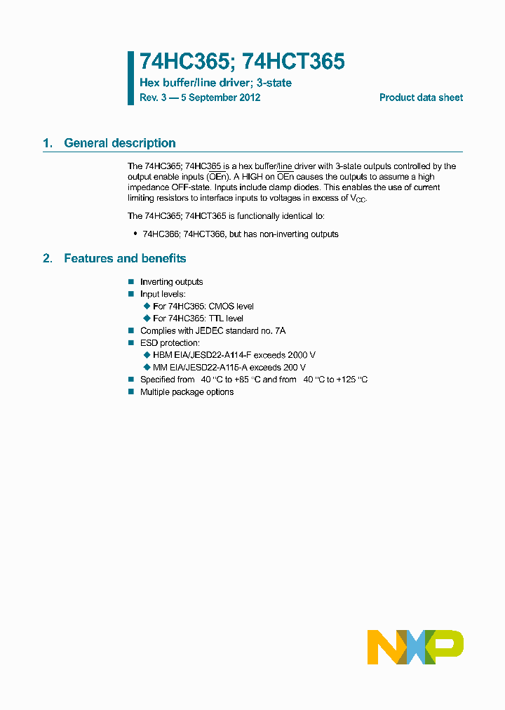 74HCT365DB_8467560.PDF Datasheet