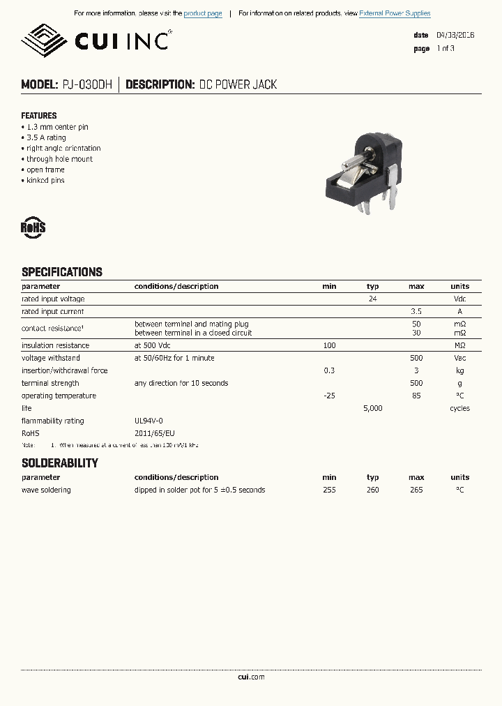 PJ-030DH_8472447.PDF Datasheet