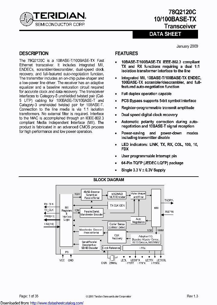 78Q2120C_8473320.PDF Datasheet