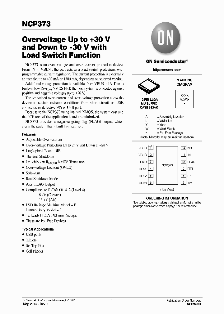 NCP373MU04TXG_8477882.PDF Datasheet