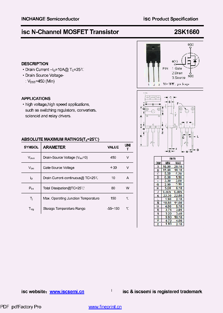 2SK1660_8480377.PDF Datasheet