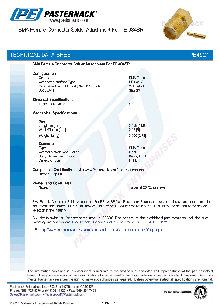 PE4921_8482309.PDF Datasheet