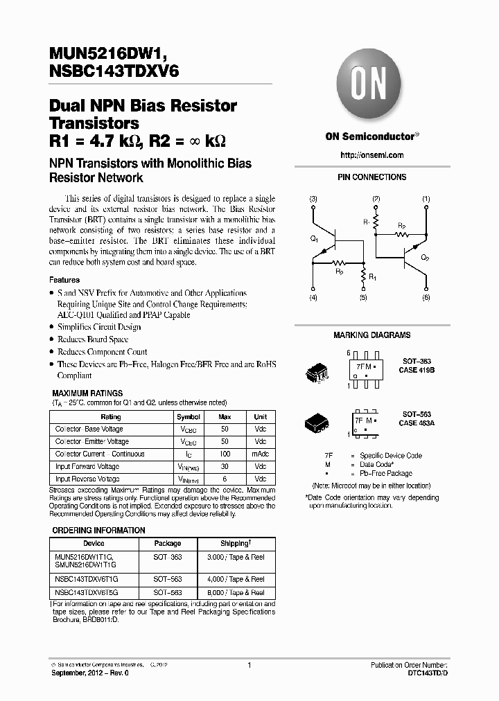 NSBC143TDXV6_8483696.PDF Datasheet