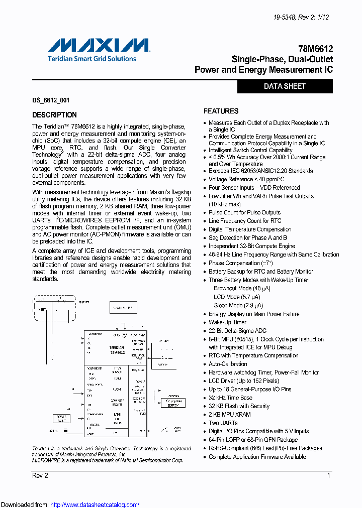 78M6612-IMRFPD2_8484083.PDF Datasheet