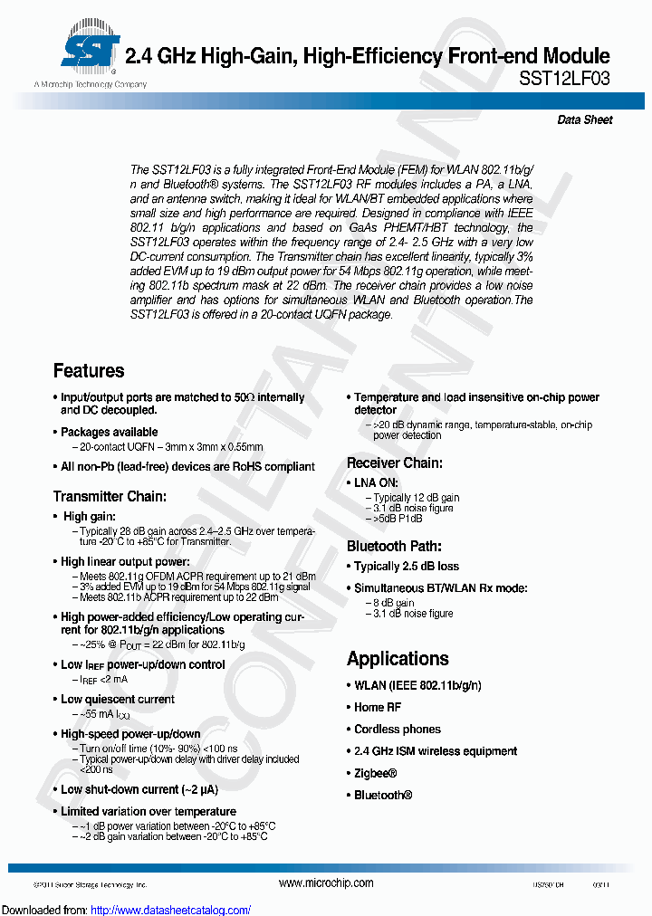 SST12LF03-Q3DE_8485963.PDF Datasheet