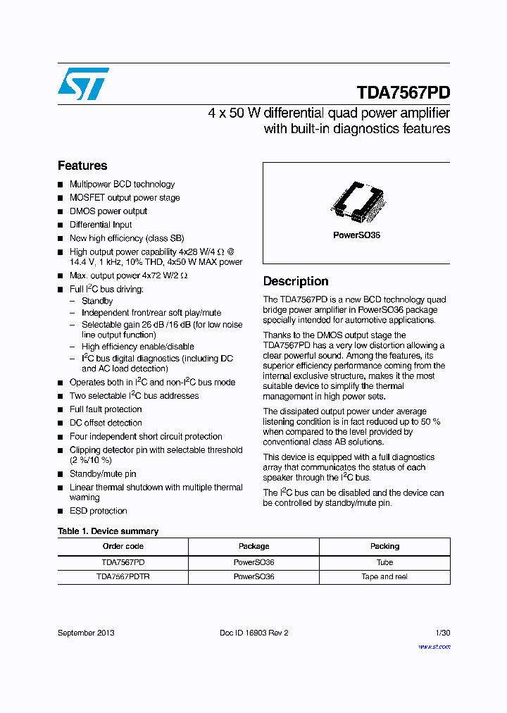 TDA7567PD_8485387.PDF Datasheet