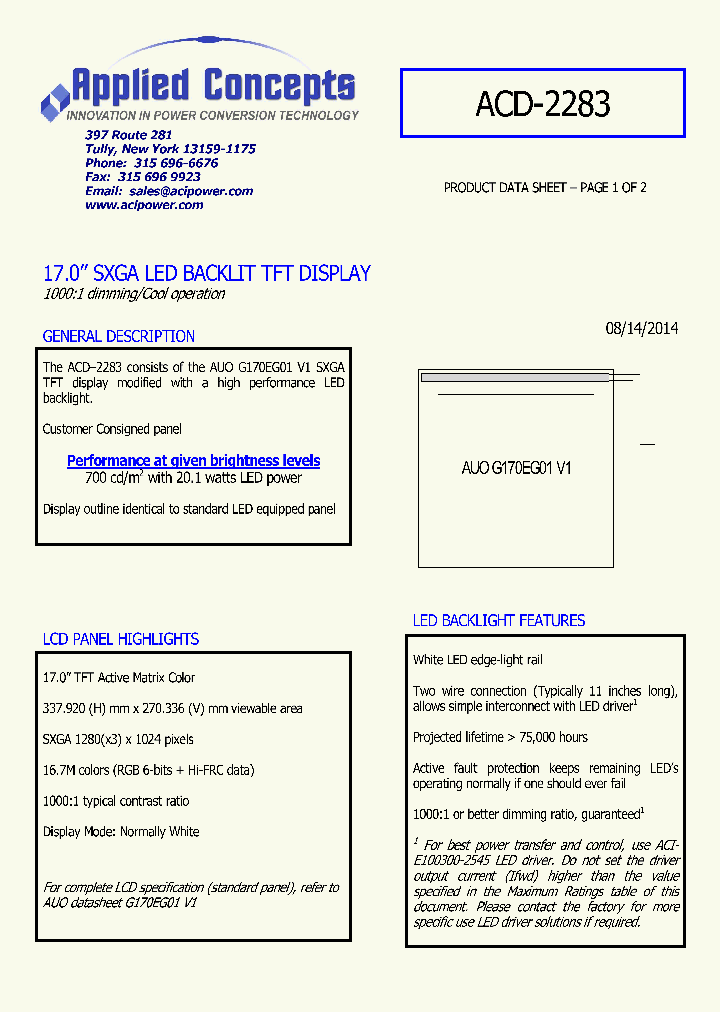 ACD-2283_8486097.PDF Datasheet