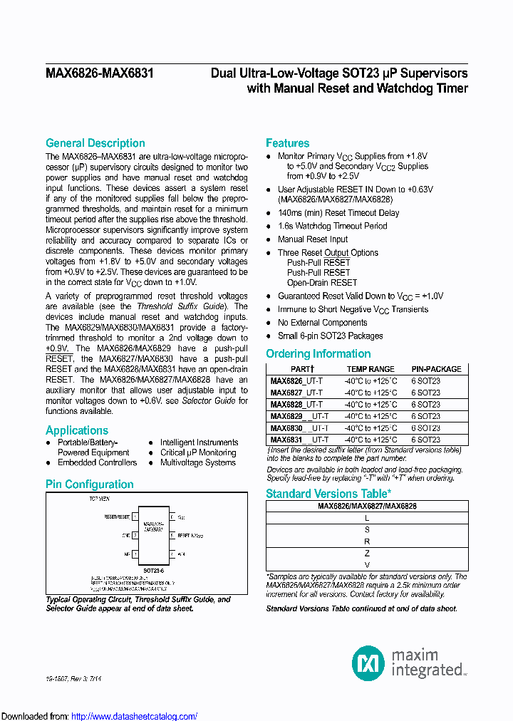 MAX6827RUTT_8486384.PDF Datasheet