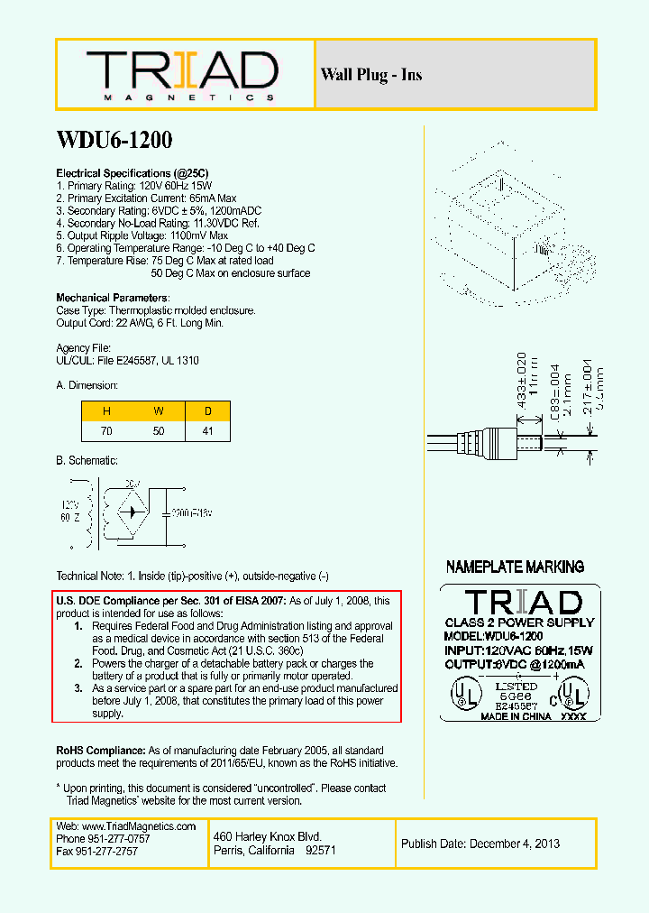 WDU6-1200_8487636.PDF Datasheet
