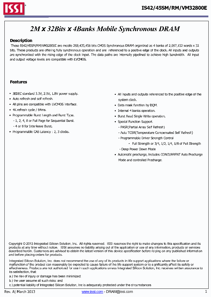 IS42VM32800E_8487579.PDF Datasheet