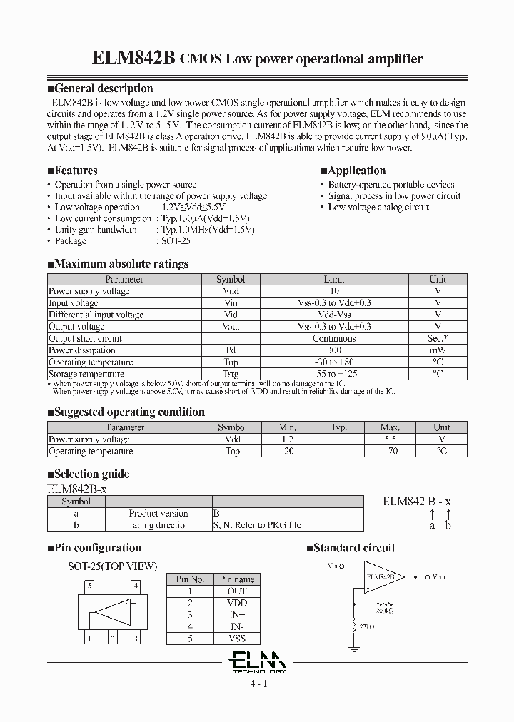 ELM842B_8487733.PDF Datasheet