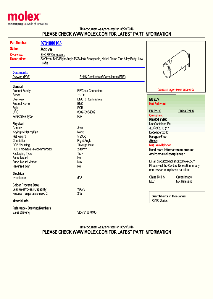 0731000105_8488485.PDF Datasheet