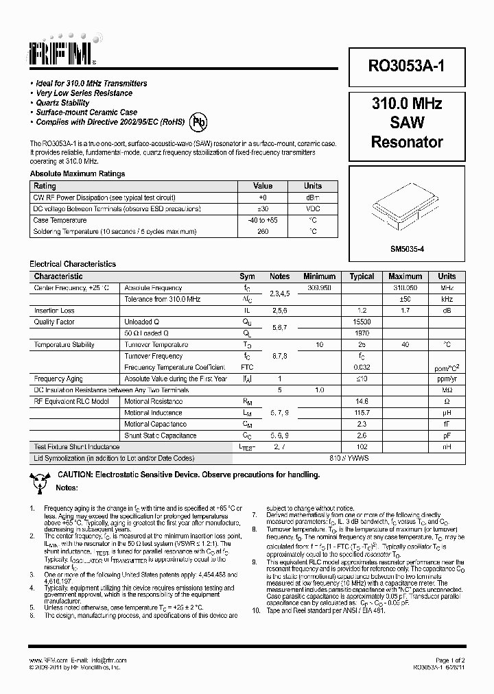 RO3053A-1_8492945.PDF Datasheet
