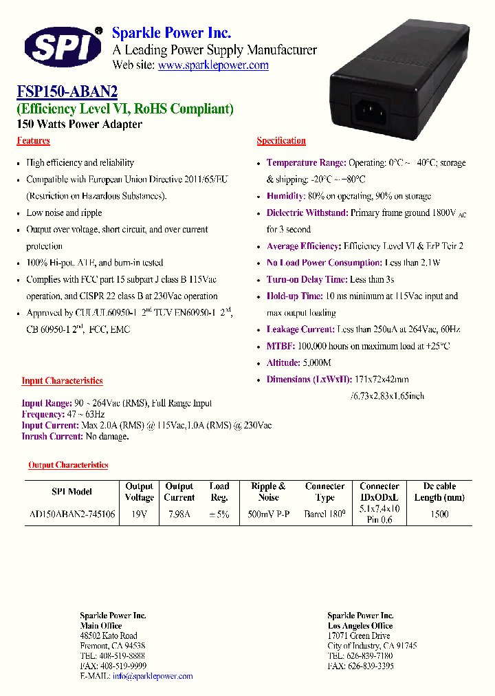 FSP150-ABAN2_8493974.PDF Datasheet