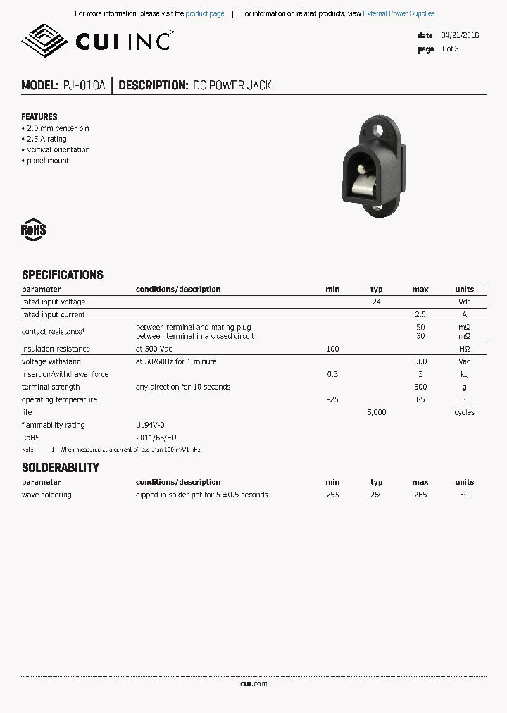 PJ-010A_8494737.PDF Datasheet