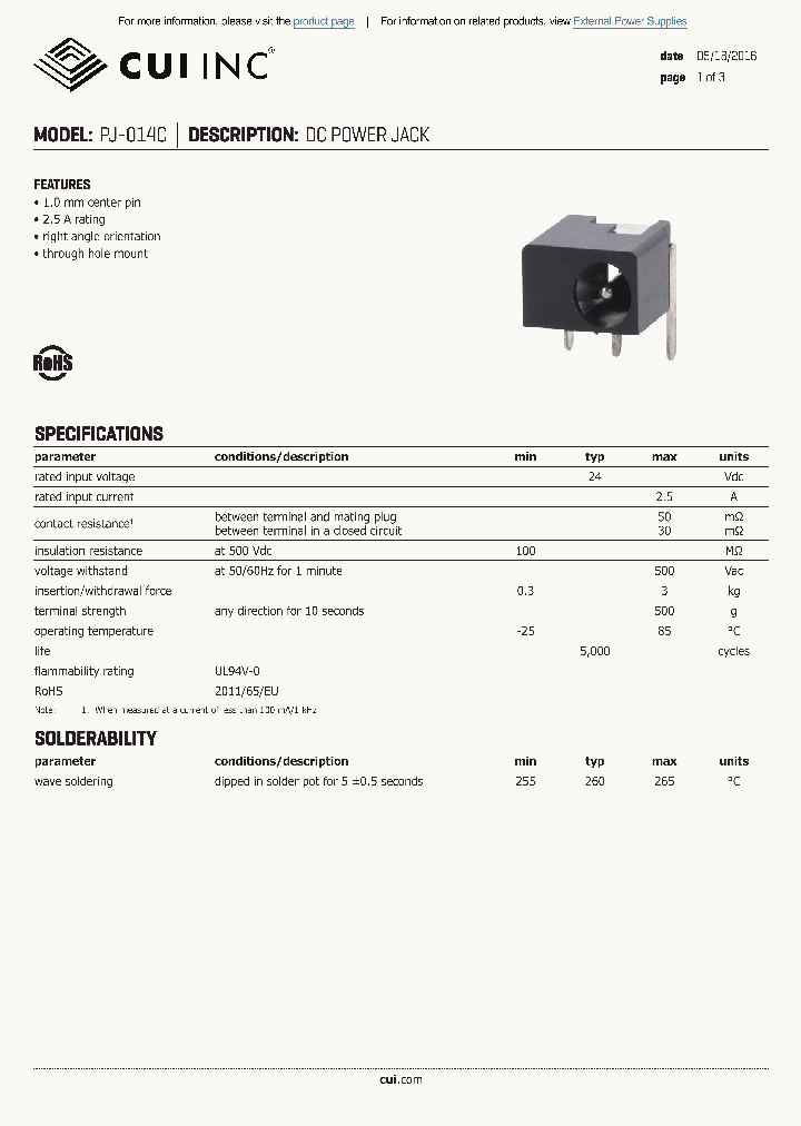 PJ-014C_8494744.PDF Datasheet