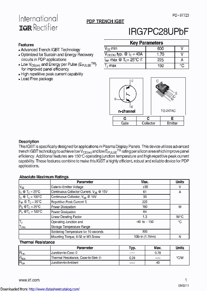 IRG7PC28U_8496158.PDF Datasheet
