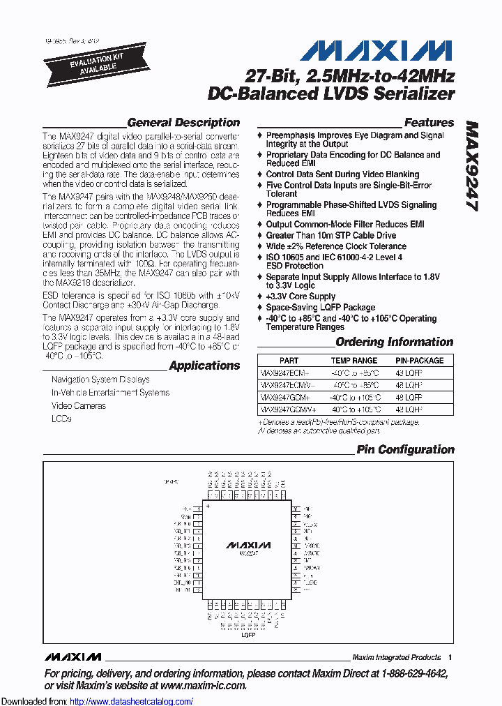 MAX9247GCMVT_8497312.PDF Datasheet
