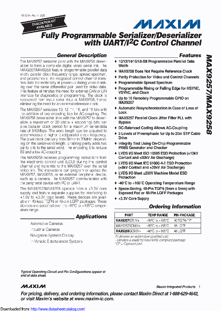 MAX9257GCMV_8497314.PDF Datasheet
