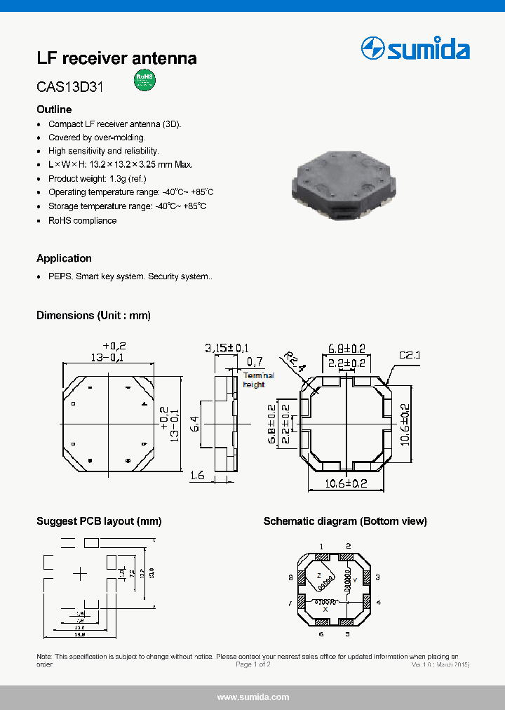 CAS13D31_8500410.PDF Datasheet