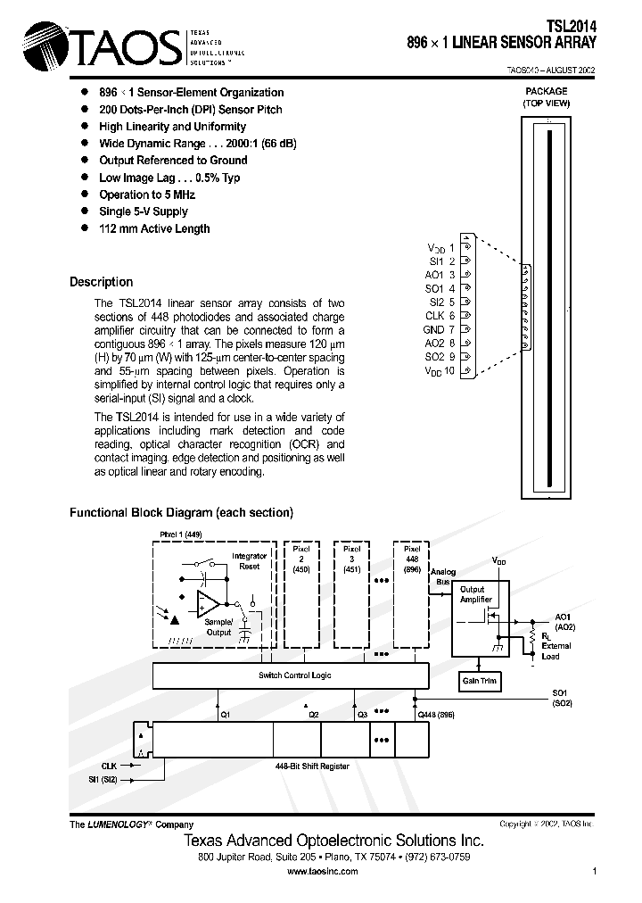 TSL2014_8501463.PDF Datasheet