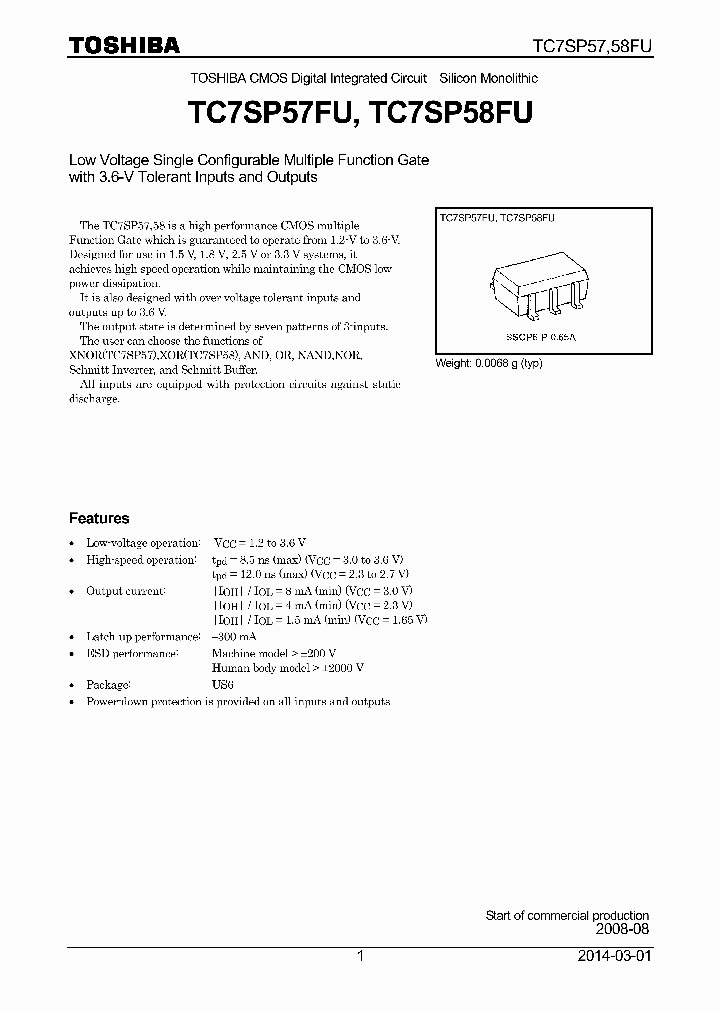 TC7SP57FU_8504215.PDF Datasheet