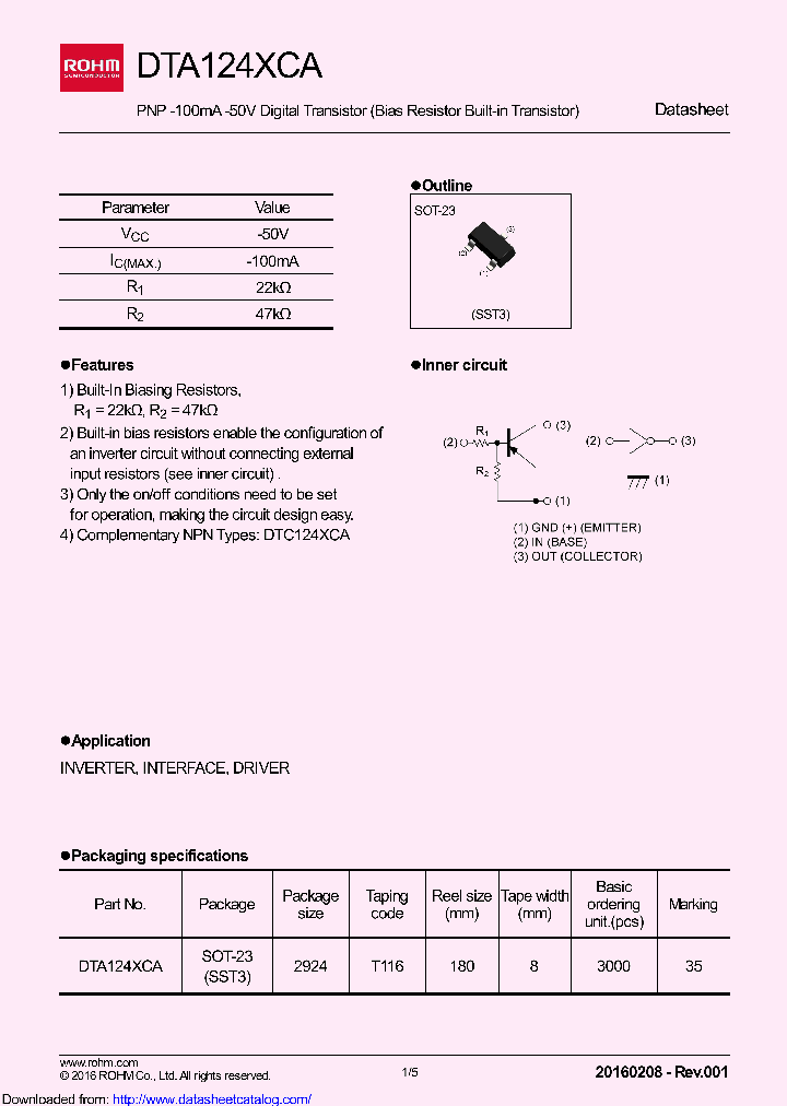 DTA124XCA_8505675.PDF Datasheet