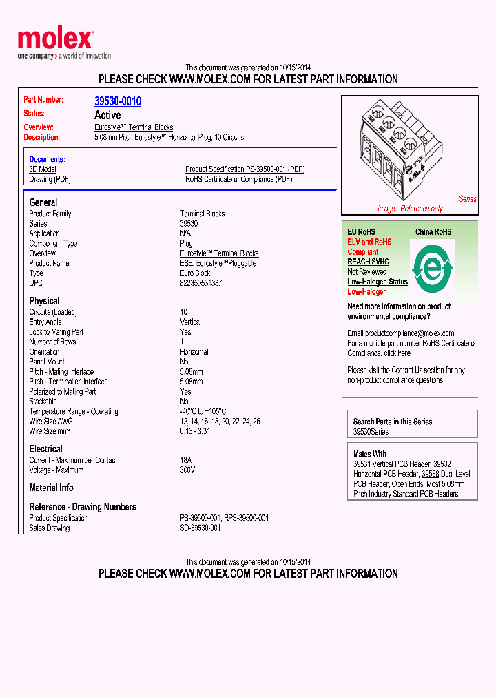 39530-0010_8507273.PDF Datasheet