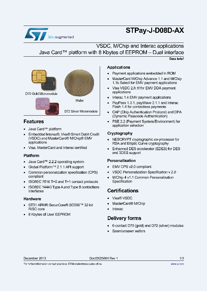 STPAY-J-D08-DAX_8507658.PDF Datasheet