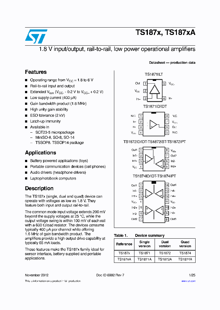 TS1871IYLT_8518628.PDF Datasheet