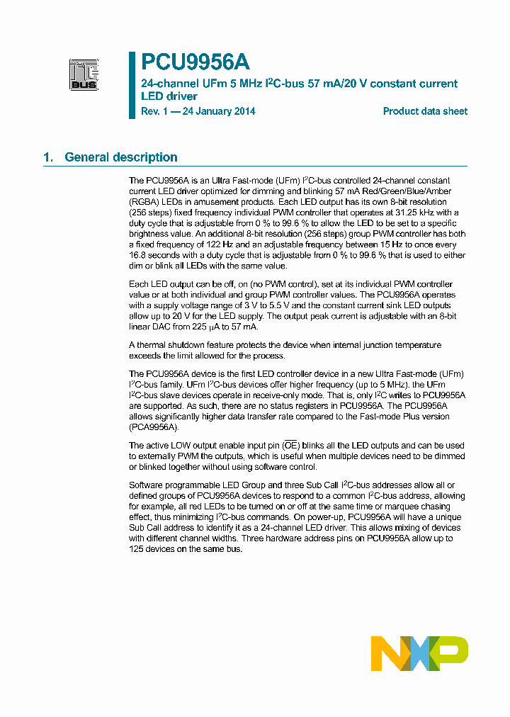 PCU9956ATW_8519613.PDF Datasheet