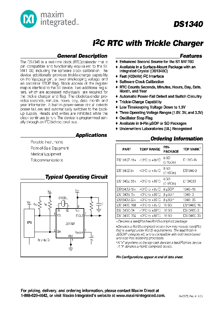 DS1340U_8519949.PDF Datasheet