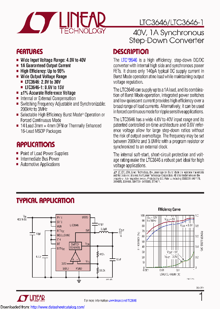 LTC3646HMSEPBF_8520002.PDF Datasheet